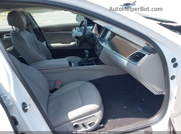 KMHGN4JE9JU227002 2018 GENESIS G80 White Սալոնի դիմացի տեսք