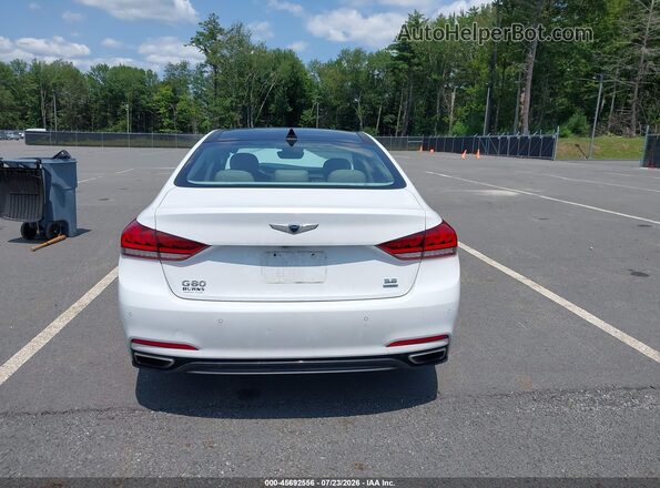 KMHGN4JE9JU227002 2018 GENESIS G80 White 