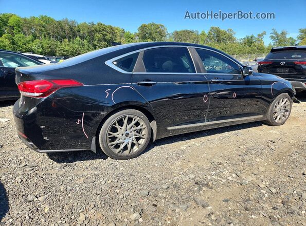 KMHGN4JEXGU141741 2016 HYUNDAI GENESIS Black Հետևի աջ