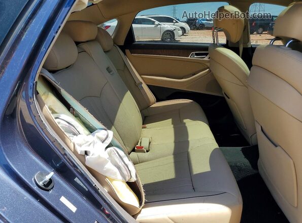 KMHGN4JF0HU213847 2017 GENESIS G80 Blue Vista de los asientos traseros