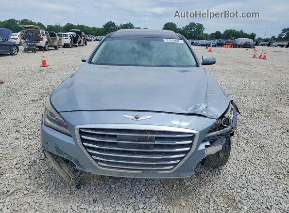 KMHGN4JFXHU178346 2017 GENESIS G80 Silver წინა ხედი