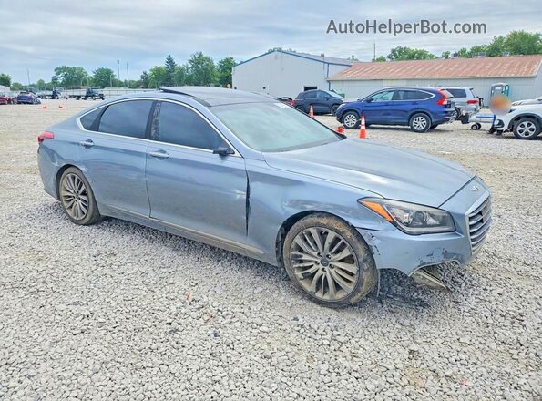 KMHGN4JFXHU178346 2017 GENESIS G80 Silver წინა მარჯვენა