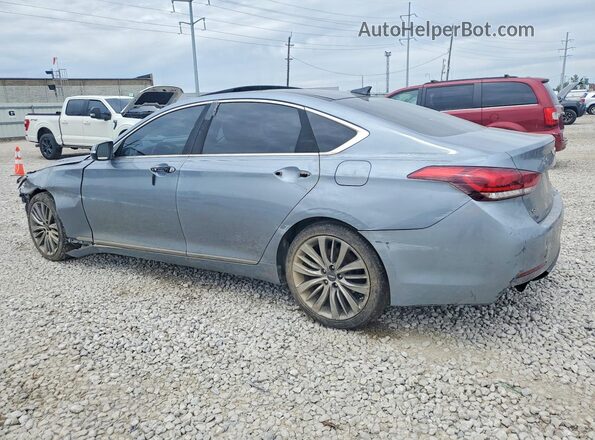 KMHGN4JFXHU178346 2017 GENESIS G80 Silver უკანა მარცხენა