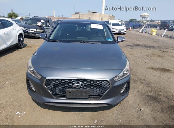 KMHH35LE0JU017580 2018 HYUNDAI ELANTRA GT Gray Սարքավորումների վահանակի տեսք