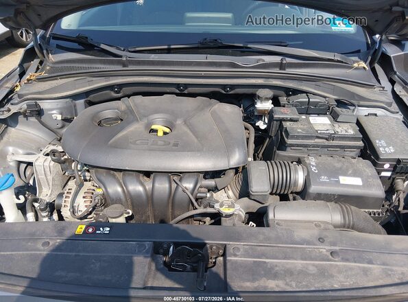 KMHH35LE0JU017580 2018 HYUNDAI ELANTRA GT Gray Հետևի տեսք