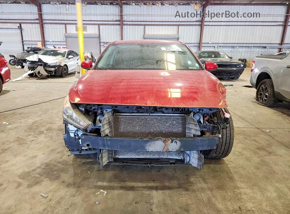 KMHH35LE0JU031091 2018 HYUNDAI ELANTRA Maroon Widok z przodu