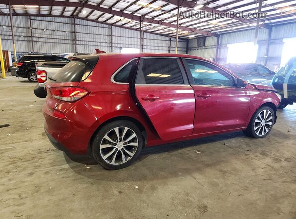 KMHH35LE0JU031091 2018 HYUNDAI ELANTRA Maroon Tył prawy