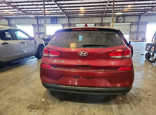KMHH35LE0JU031091 2018 HYUNDAI ELANTRA Maroon Widok z tyłu