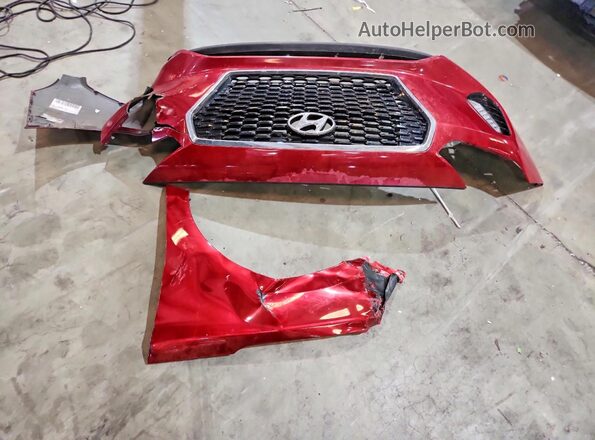 KMHH35LE0JU031091 2018 HYUNDAI ELANTRA Maroon Widok naklejki z numerem VIN