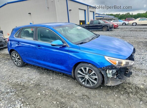 KMHH35LE1JU022237 2018 HYUNDAI ELANTRA Blue წინა მარჯვენა