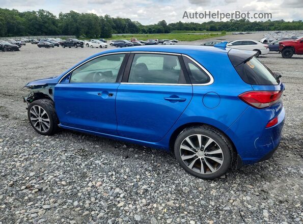 KMHH35LE1JU022237 2018 HYUNDAI ELANTRA Blue უკანა მარცხენა