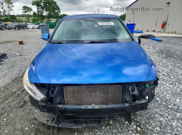 KMHH35LE1JU022237 2018 HYUNDAI ELANTRA Blue წინა ხედი