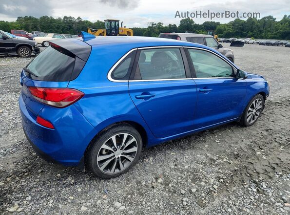 KMHH35LE1JU022237 2018 HYUNDAI ELANTRA Blue უკანა მარჯვენა