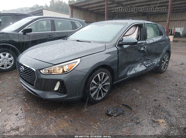 KMHH35LE1JU059577 2018 HYUNDAI ELANTRA GT Gray Vista tres cuartos delantera izquierda