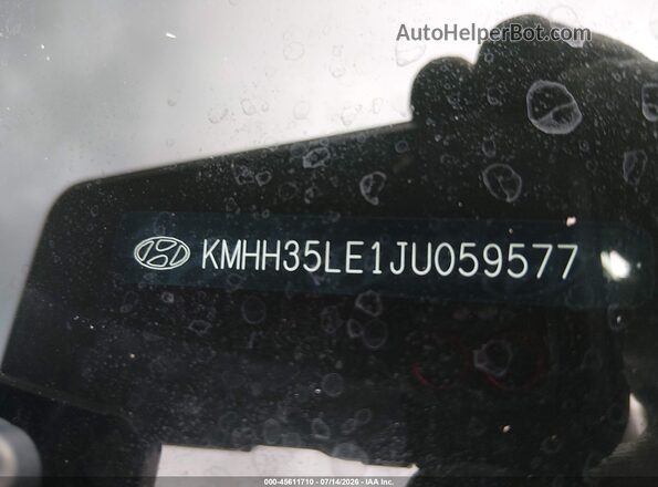 KMHH35LE1JU059577 2018 HYUNDAI ELANTRA GT Gray Vista del compartimento del motor