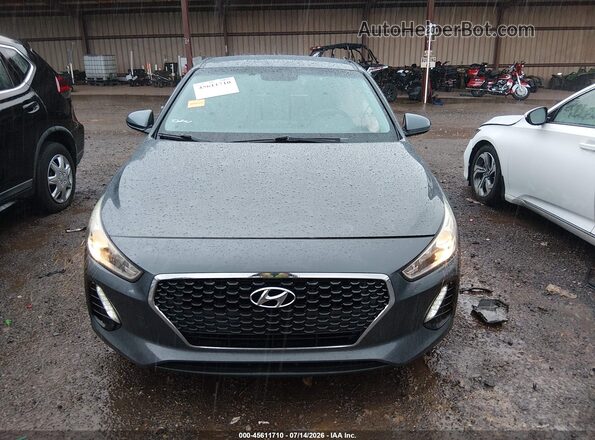 KMHH35LE1JU059577 2018 HYUNDAI ELANTRA GT Gray Vista del cuadro de instrumentos