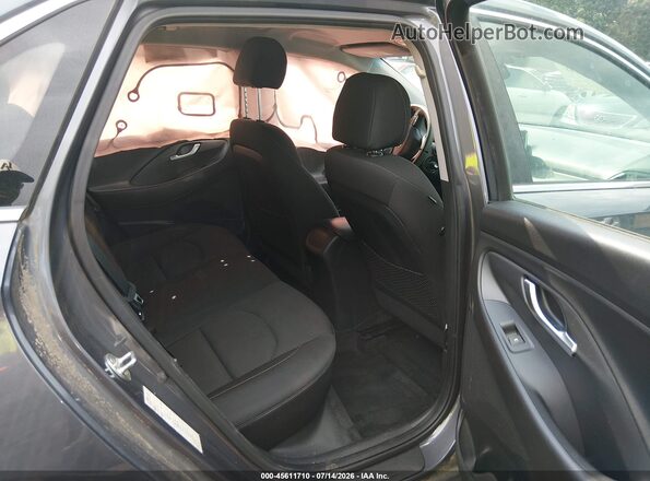 KMHH35LE1JU059577 2018 HYUNDAI ELANTRA GT Gray Vista de la etiqueta del VIN