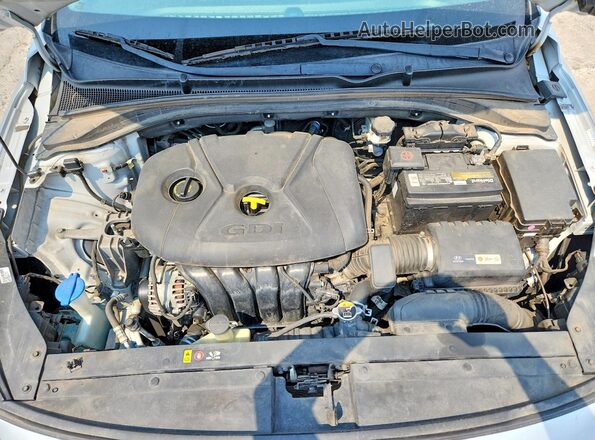 KMHH35LE3JU015905 2018 HYUNDAI ELANTRA Silver უკანა სალონის ხედი