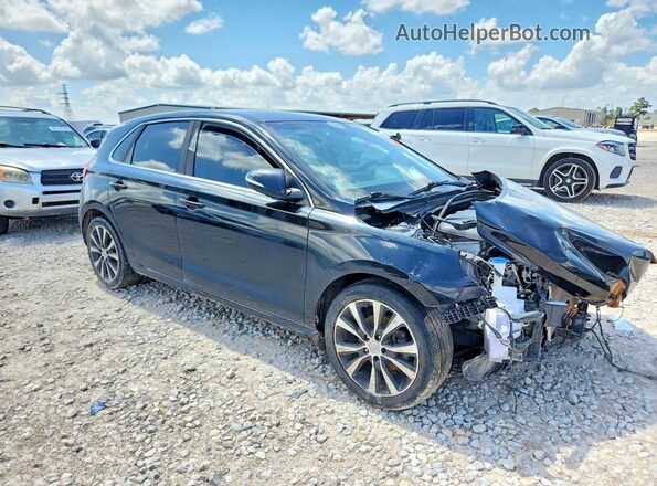 KMHH35LE3JU069186 2018 HYUNDAI ELANTRA Черный Передняя правая четверть
