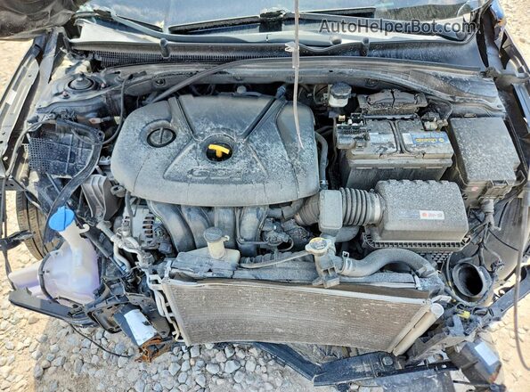 KMHH35LE3JU069186 2018 HYUNDAI ELANTRA Черный Вид задней части салона