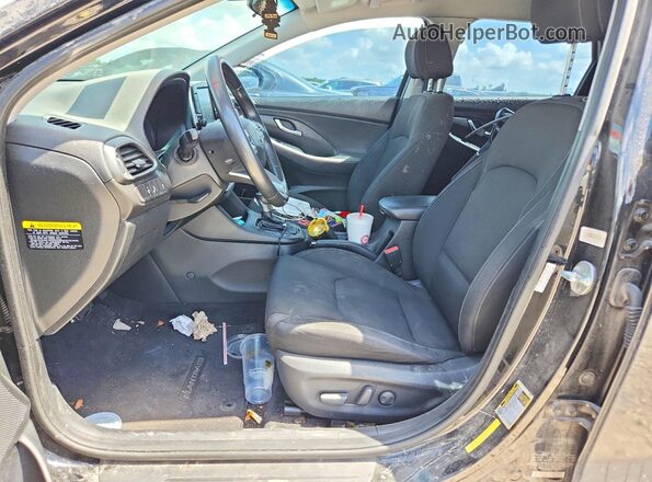 KMHH35LE3JU069186 2018 HYUNDAI ELANTRA Черный Вид салона спереди
