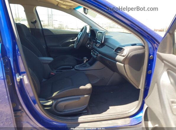 KMHH35LE3KU099970 2019 HYUNDAI ELANTRA GT Blue წინა სალონის ხედი