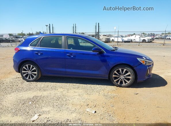 KMHH35LE3KU099970 2019 HYUNDAI ELANTRA GT Blue უკანა სალონის ხედი
