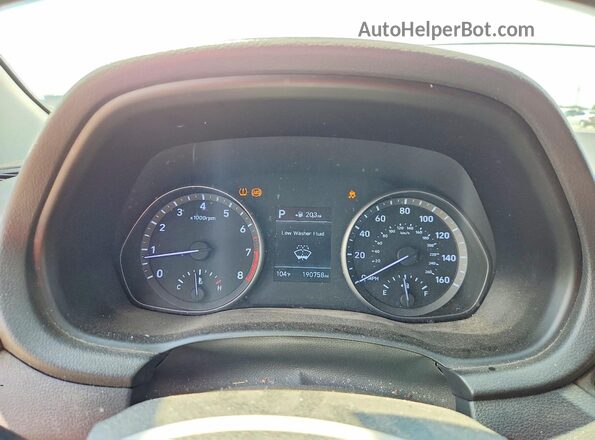 KMHH35LE4JU057953 2018 HYUNDAI ELANTRA Silver Vista del cuadro de instrumentos