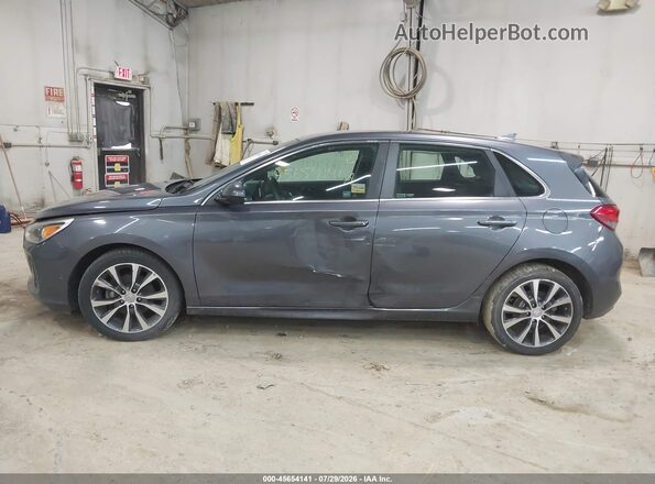 KMHH35LE5JU063003 2018 HYUNDAI ELANTRA GT Gray Widok wnętrza z tyłu