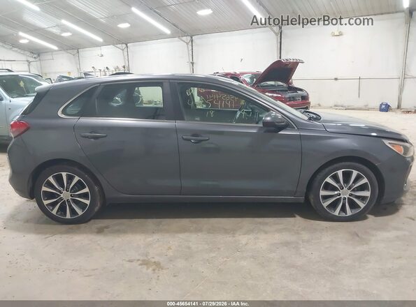 KMHH35LE5JU063003 2018 HYUNDAI ELANTRA GT Gray Widok zestawu wskaźników