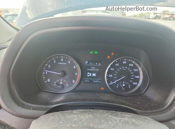 KMHH35LE5JU063213 2018 HYUNDAI ELANTRA Gray Widok zestawu wskaźników