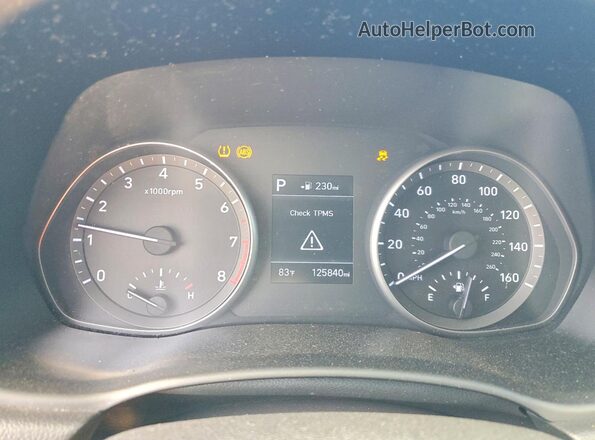 KMHH35LE6JU014053 2018 HYUNDAI ELANTRA Blue Вид щитка приладів