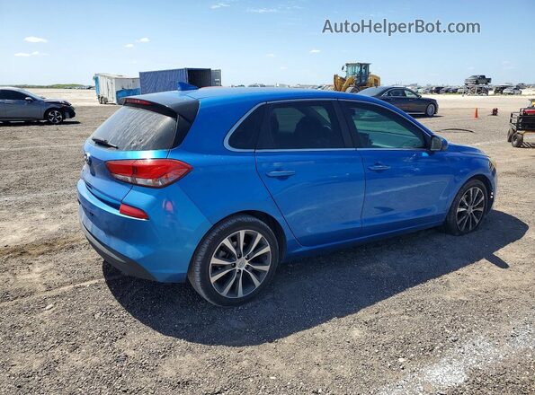 KMHH35LE6JU014053 2018 HYUNDAI ELANTRA Blue Задня права чверть