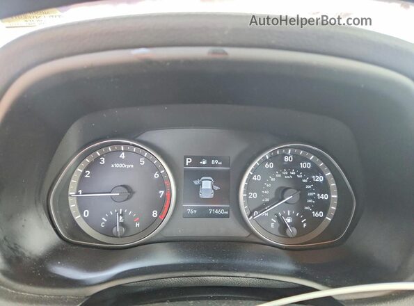 KMHH35LE6JU079470 2018 HYUNDAI ELANTRA Red Սարքավորումների վահանակի տեսք