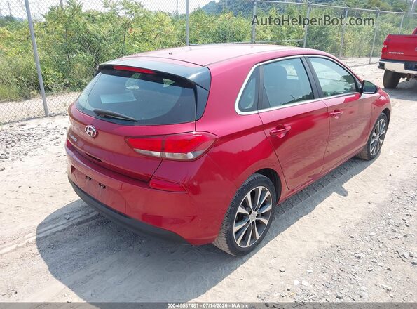 KMHH35LE7JU031041 2018 HYUNDAI ELANTRA GT Red Հետևի աջ