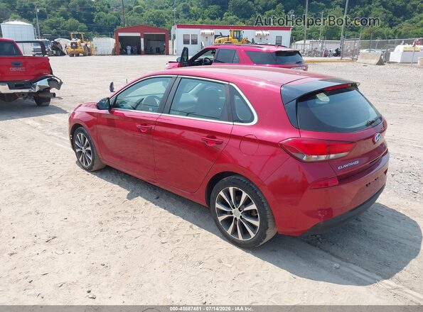 KMHH35LE7JU031041 2018 HYUNDAI ELANTRA GT Red Հետևի ձախ