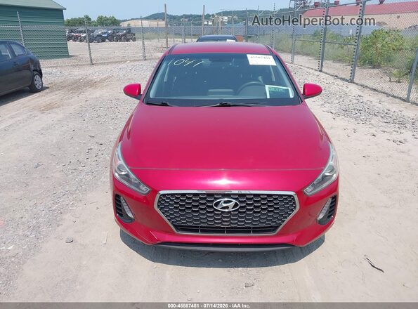 KMHH35LE7JU031041 2018 HYUNDAI ELANTRA GT Red Սարքավորումների վահանակի տեսք