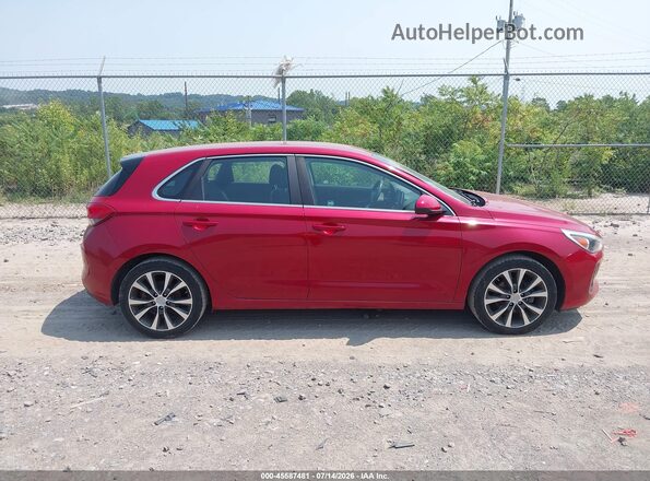KMHH35LE7JU031041 2018 HYUNDAI ELANTRA GT Red Սալոնի հետևի տեսք