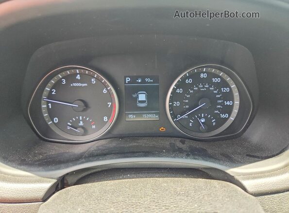 KMHH35LE7JU058126 2018 HYUNDAI ELANTRA Белый Вид щитка приборов