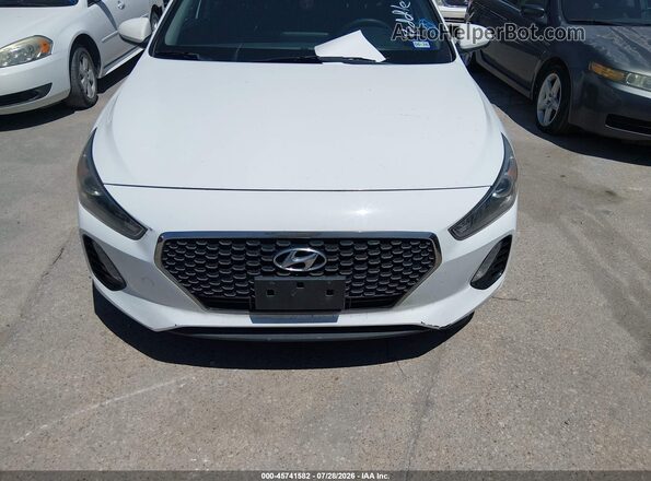KMHH35LE7JU063729 2018 HYUNDAI ELANTRA GT Белый Вид щитка приборов