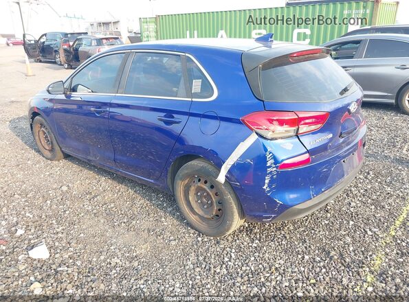 KMHH35LE8KU088172 2019 HYUNDAI ELANTRA GT Синий Задняя левая четверть