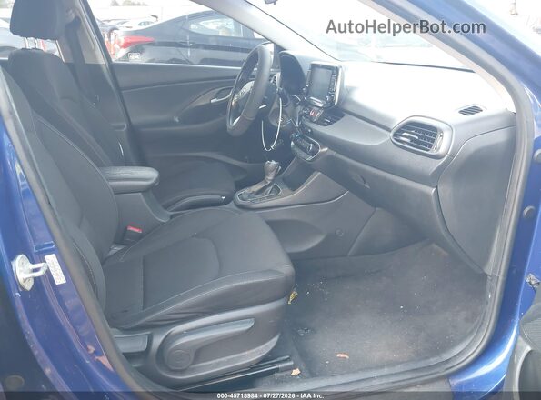 KMHH35LE8KU088172 2019 HYUNDAI ELANTRA GT Синий Вид салона спереди