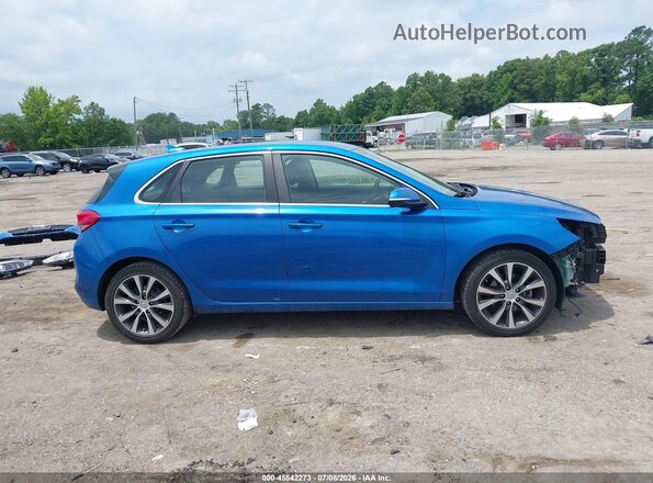 KMHH35LE9JU022163 2018 HYUNDAI ELANTRA GT Blue Սալոնի 360 աստիճան տեսք
