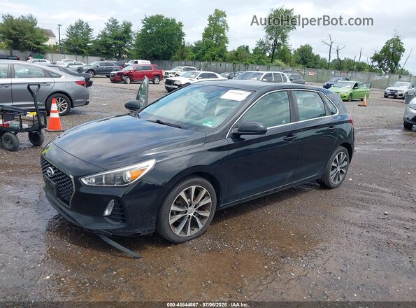 KMHH35LE9JU025757 2018 HYUNDAI ELANTRA GT Black Передня ліва чверть
