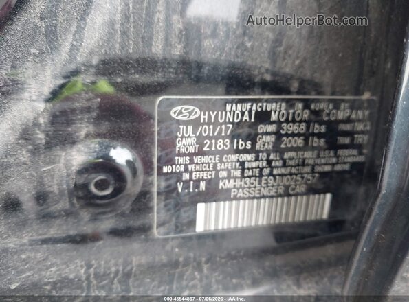 KMHH35LE9JU025757 2018 HYUNDAI ELANTRA GT Black Вид підкапотного простору