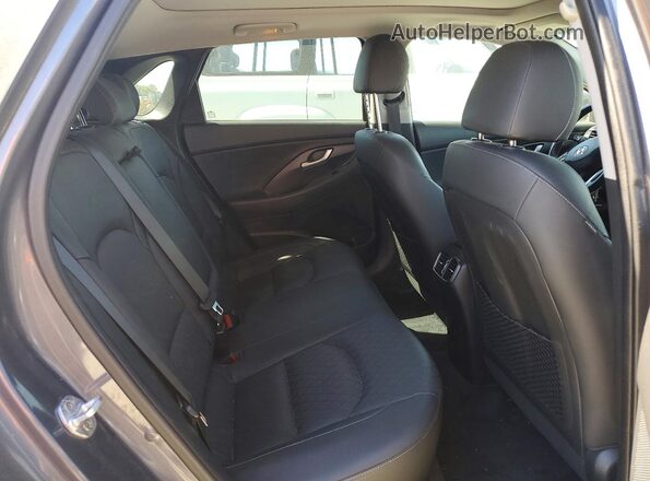 KMHH35LE9JU042705 2018 HYUNDAI ELANTRA Gray Հետևի նստատեղերի տեսք