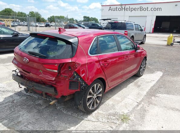 KMHH35LE9KU094918 2019 HYUNDAI ELANTRA GT Красный Задняя правая четверть