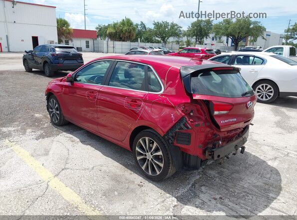 KMHH35LE9KU094918 2019 HYUNDAI ELANTRA GT Красный Задняя левая четверть