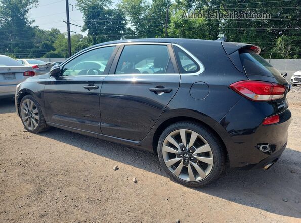 KMHH55LC1JU076730 2018 HYUNDAI ELANTRA Black უკანა მარცხენა