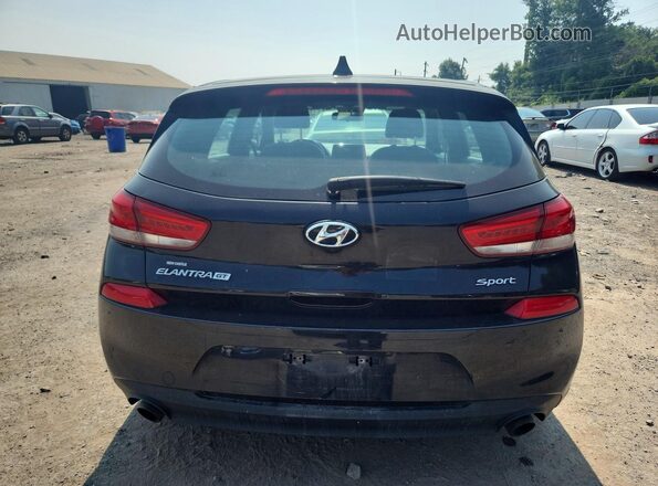KMHH55LC1JU076730 2018 HYUNDAI ELANTRA Black უკანა ხედი